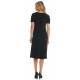 Robe a panneaux Noir uni Modes Gitane