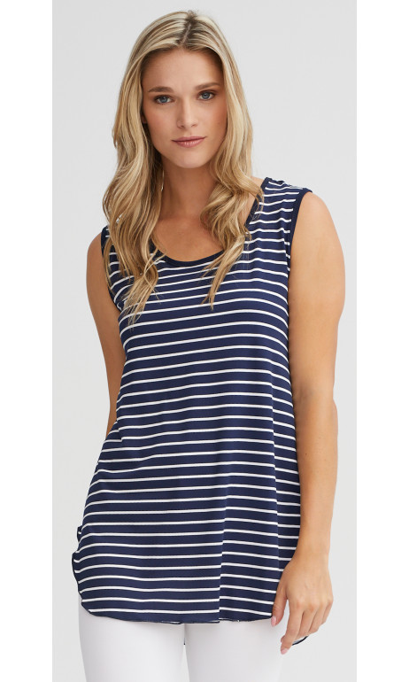 Tunique camisole Marine