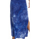 Robe longue la brume Bleue