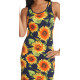 Robe longue les tournesols