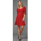 Robe paris rouge anneaux féminin Modes Gitane