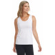 Camisole blanche col rond