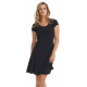 Superb black united Paris cocktail dress Modes Gitane