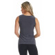 Camisole col carré grise Modes Gitane