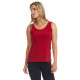 Camisole Rouge col rond
