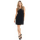 Robe simple Noir unie