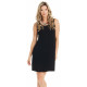 Robe simple Noir unie