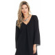 Robe chiffon Noir LS