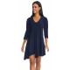 Robe ligne A fluide Navy