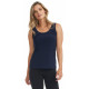 Camisole col rond Navy