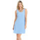 Robe Soleil Col Rond Babyblue