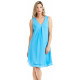 Robe chiffon Turquoise