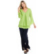 Haut Chiffon LS Vert