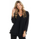 Haut Chiffon LS Noir