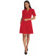 New York Red Dress Modes Gitane