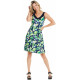 Robe Navy Col V Mojito