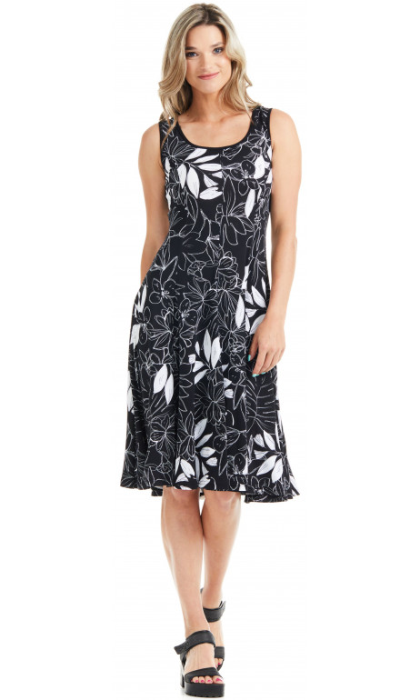 Flaure panel dress