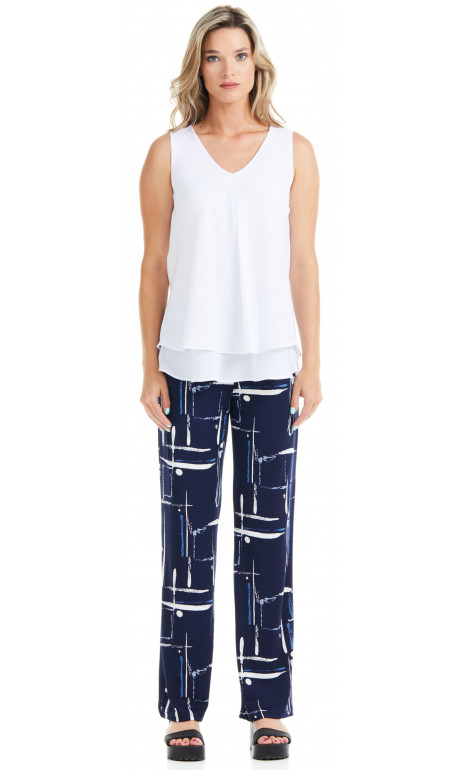 Pantalon Milan teintes de Bleu