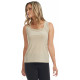 Camisole col carré beige