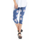 Legging jeans petite fleurs