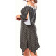 Daisy dress Navy polka dress