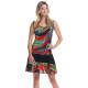 Robe a frille Peacock
