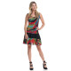 Robe a frille Peacock
